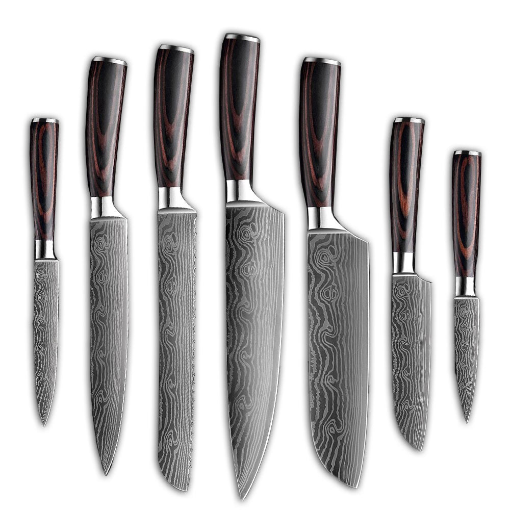 Pro Series 2.0 3pc Forged Chef Knife Set with Edge Guards