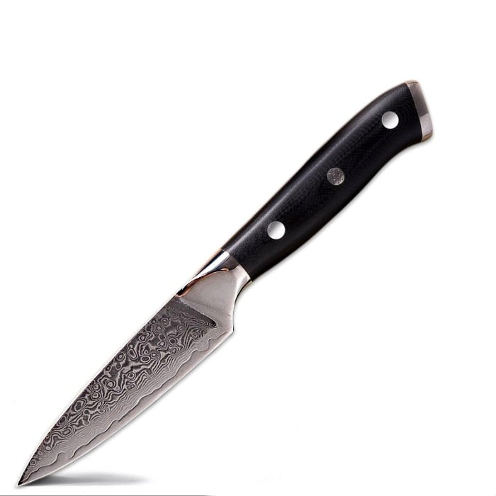 KD Chef Knife Japanese Style Damascus Steel Kritsuke Knife