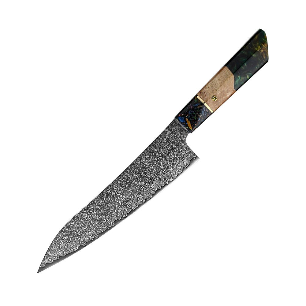 KD Chef's Knife 67 Layers Damascus Kitchen Gyuto Kiritsuke Knives 