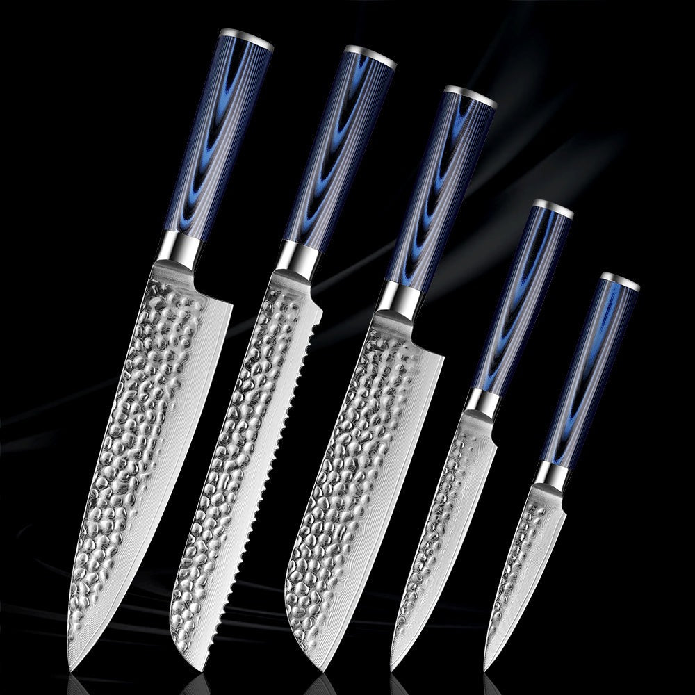 KD Damascus Pattern Japanese Kitchen Knife in 2023