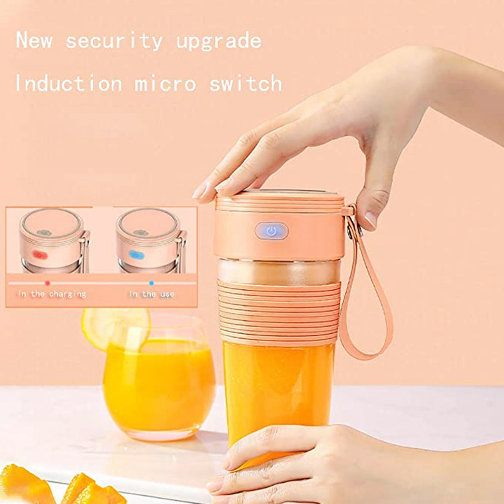 Mini Electric Juice Blender Glass Portable Blender Fast Stirring Support Ice Cube