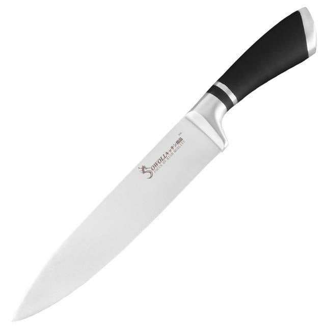 KD 7 inch Stainless Steel Professional Santoku Sushi Meat Fish Chef Knife - 8 chef knife - Knife Depot Co.