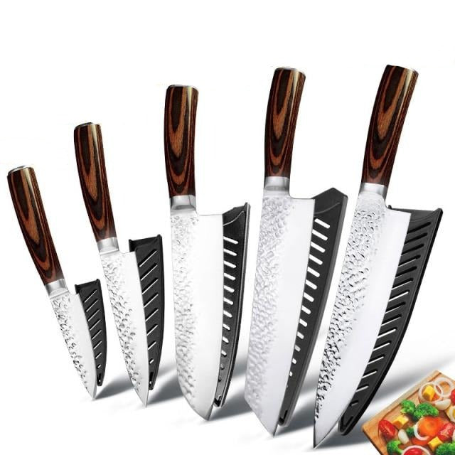 Professional Japanese Chef Knives 8 inch Kitchen Knife Set – Knife Depot Co.