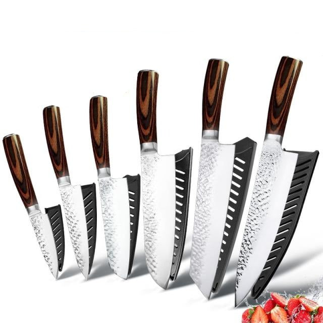 Professional Japanese Chef Knives 8 inch Kitchen Knife Set - Knife Depot Co.
