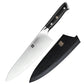8.5 inch High Carbon Stainless Steel Slicing Chef Knife - with Wooden sheath - Knife Depot Co.