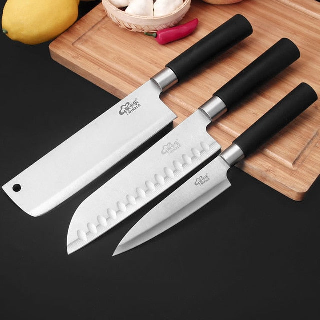 KD 3 Pcs Stainless Steel Kitchen Knife Set - 3 pcs knife set - Knife Depot Co.
