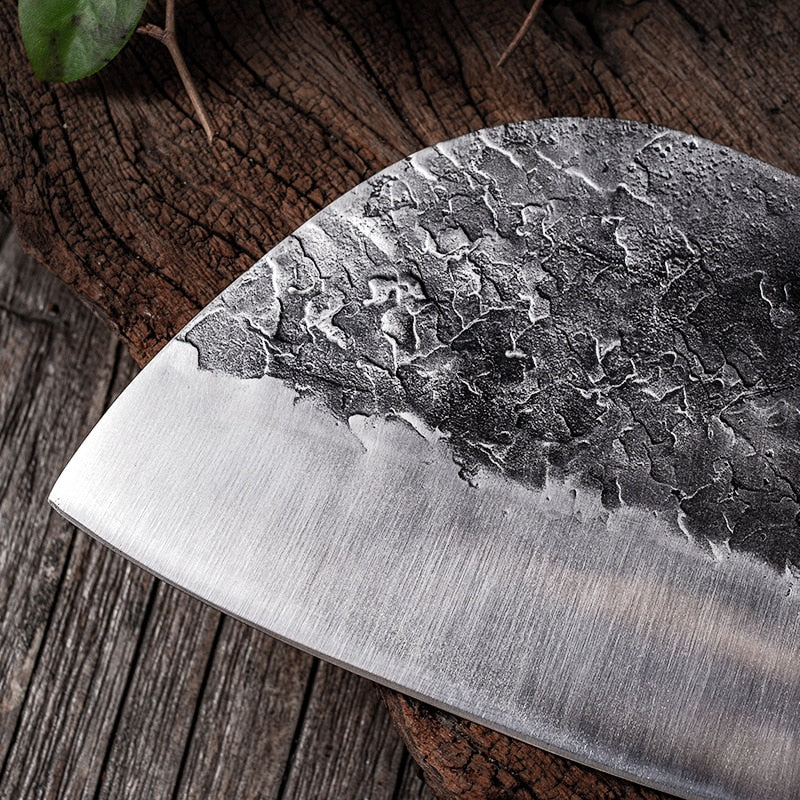 Handmade Forged Stainless Steel Kitchen Meat Knife - Knife Depot Co.