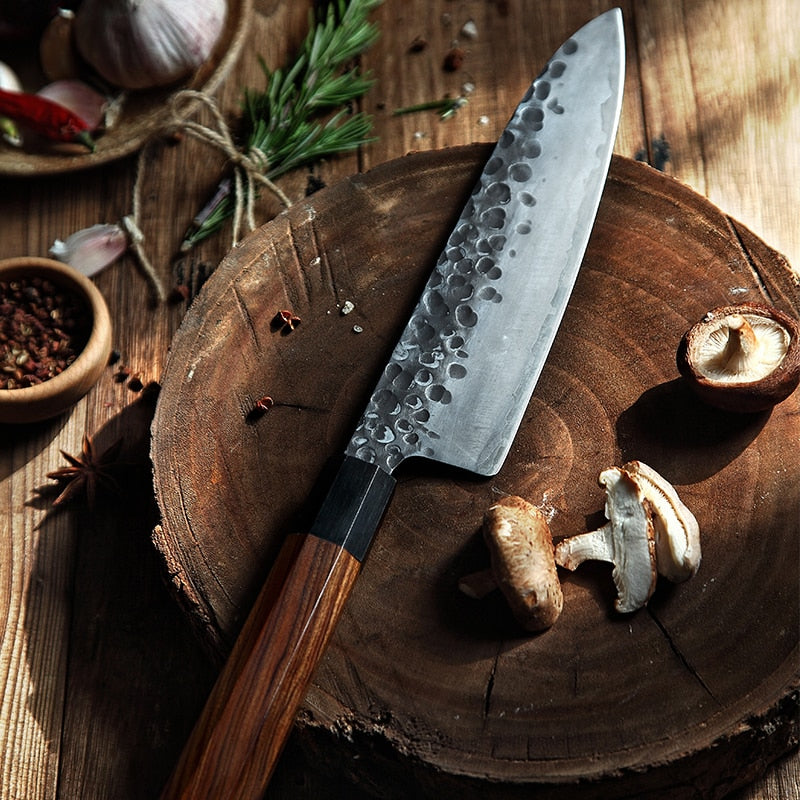 Chef Knife High Carbon Steel Japanese Kritsuke Knife – Knife Depot Co.