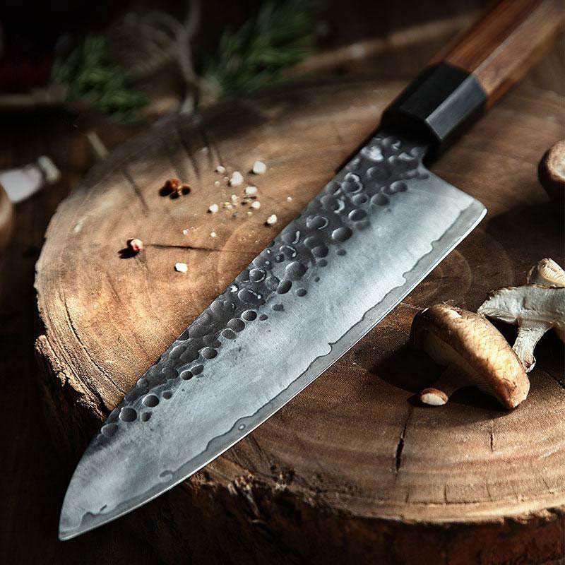 Chef Knife High Carbon Steel Japanese Kritsuke Knife – Knife Depot Co.