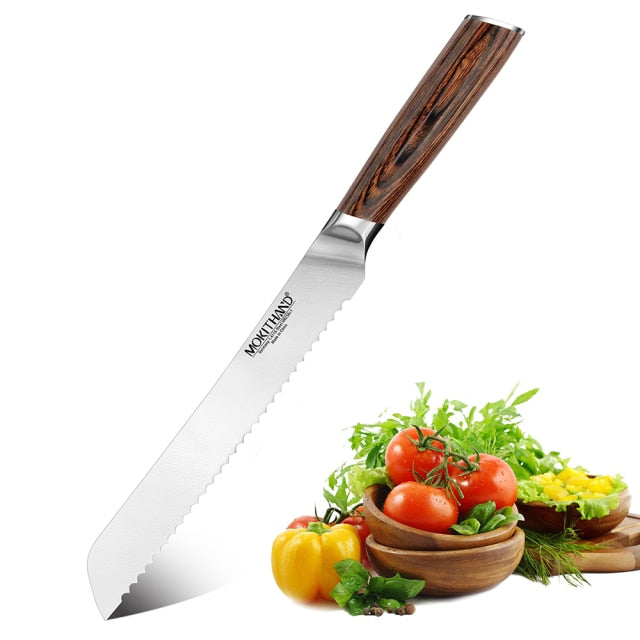 Kitchen Knife Japanese Chef Knives Set - 8.0 Bread knife - Knife Depot Co.