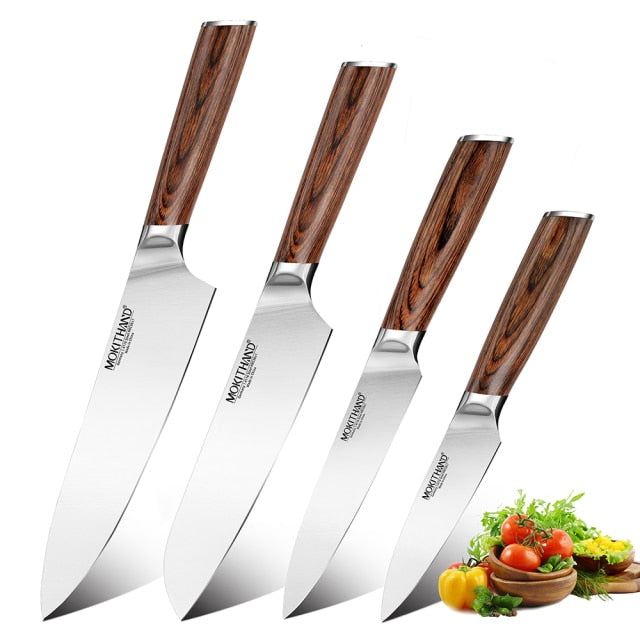 Kitchen Knife Japanese Chef Knives Set - 4pcs Each Set - Knife Depot Co.