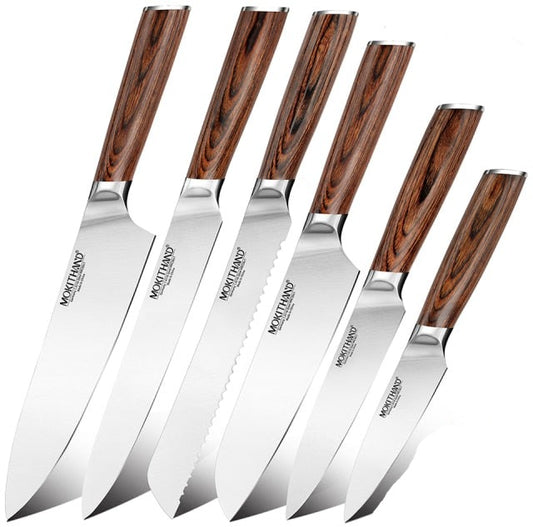 Kitchen Knife Japanese Chef Knives Set - 6pcs Each Set - Knife Depot Co.