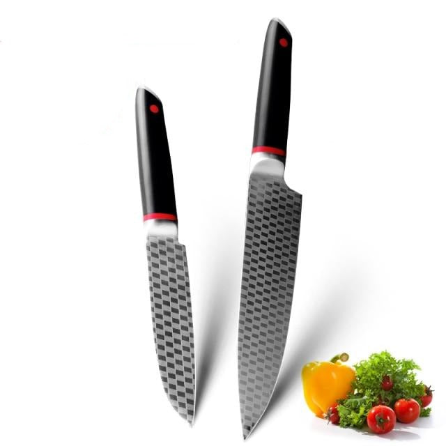KD 7CR17 Stainless Steel Chef Knife - value pack 2 - Knife Depot Co.
