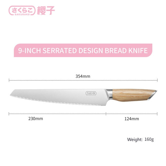 9 inch Stainless Steel Cake Cutter Bread Knife - Default Title - Knife Depot Co.