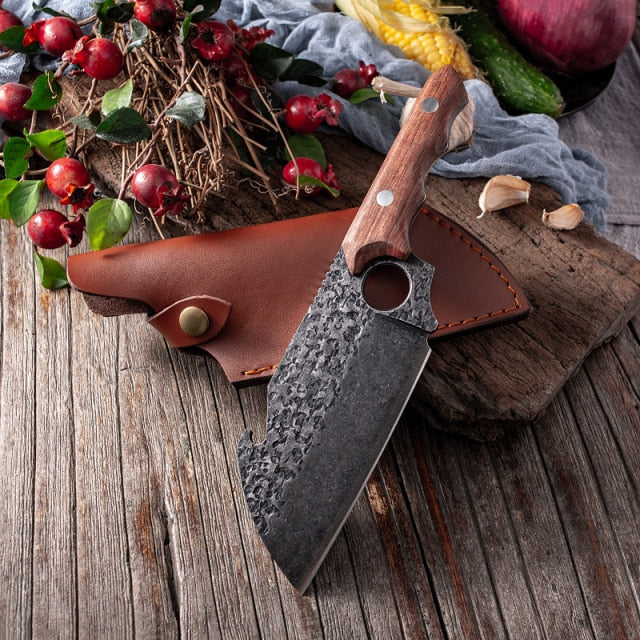 Forged Kitchen Boning Knife - With knife cover - Knife Depot Co.