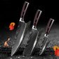 Japanese Knife Set 10 PCS Super Sharp Kitchen Knives - Knife Depot Co.