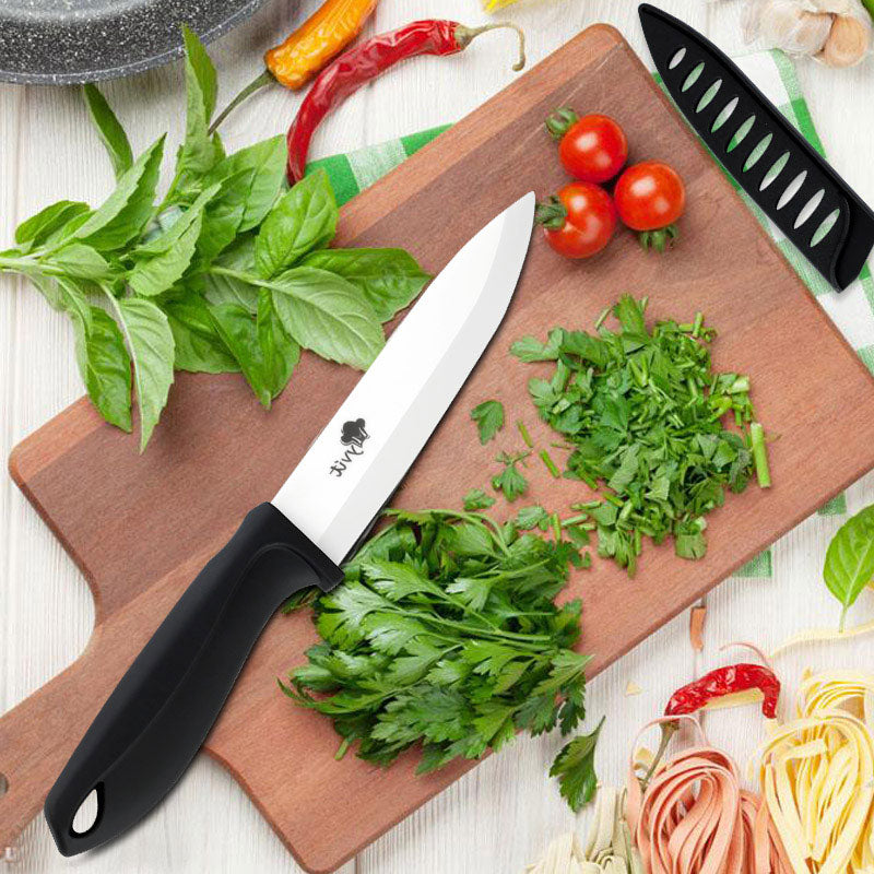 Knife for vegetables with white ceramic blade Victorinox Kitchen Knives  Products