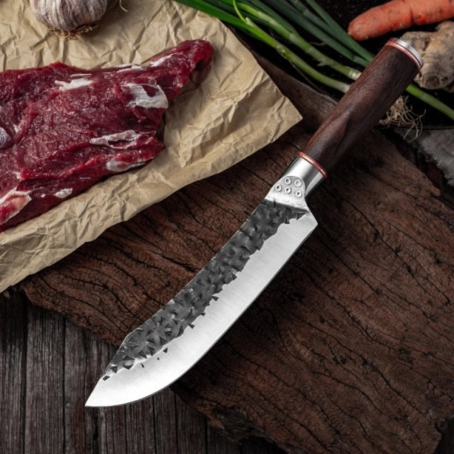 Handmade Professional Butcher Meat Knife - Slicing knife - Knife Depot Co.