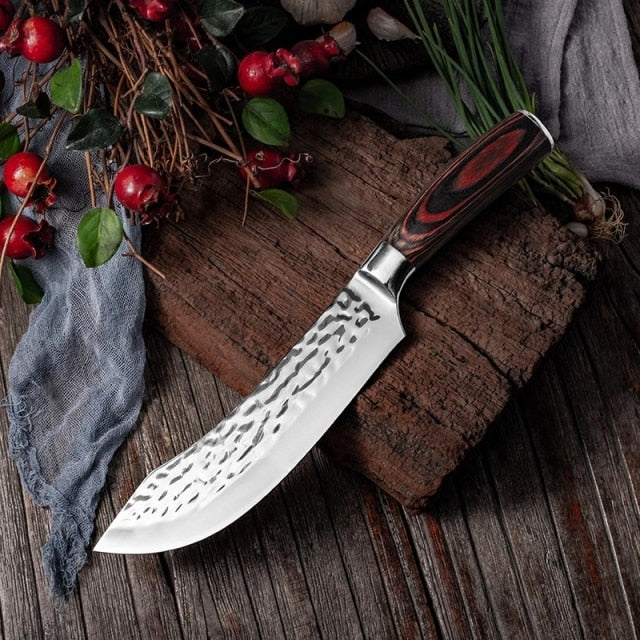 Handmade Professional Butcher Meat Knife - Chef Knife - Knife Depot Co.