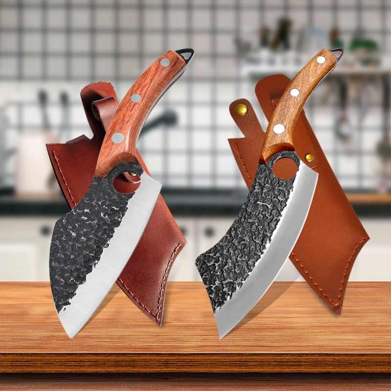 KD 6 Inch Chop Bone Knife Heavy Duty Kitchen Meat Cleaver – Knife Depot Co.