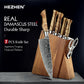 KD 67-Layer Real Damascus Steel Kitchen Knife Set