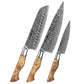 KD 67-Layer Real Damascus Steel Kitchen Knife Set