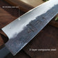 KD 8 inch Japanese Chef Knife Hand forged High Carbon Kiritsuke Knife - Knife Depot Co.