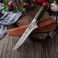 KD Professional Stainless Steel Chef Knife Forged Slaughter Boning Knife - B - Knife Depot Co.