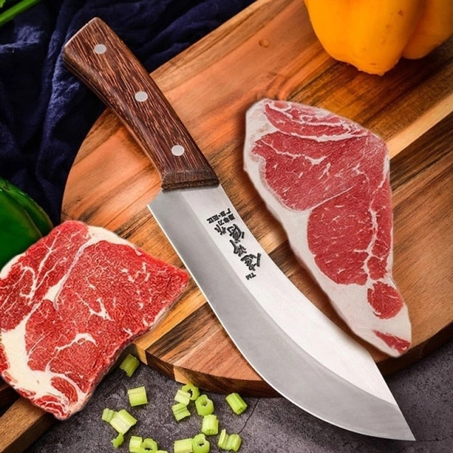 Stainless Steel Butcher Chef Knife - Butcher knife 3 - Knife Depot Co.