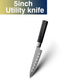 Stainless Steel Kitchen Knife Set with Knife Holder - Utility Knife - Knife Depot Co.