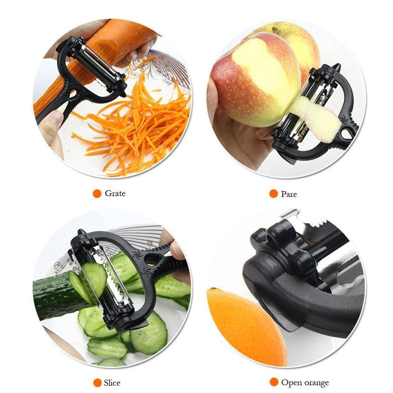 kitchen 3 in 1 peeler rotary