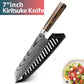 KD Japanese High Carbon Steel Imitation Damascus Knife - 7.5" Kiritsuke - Knife Depot Co.