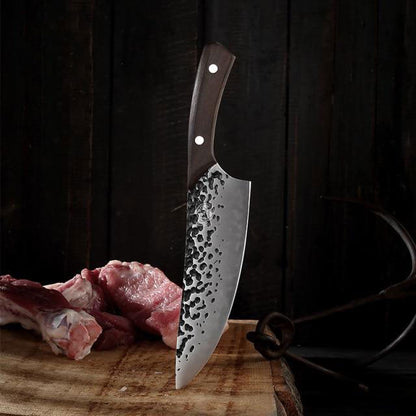 Stainless Steel Hand-Forged Butcher Knife - Boning Knife C - Knife Depot Co.