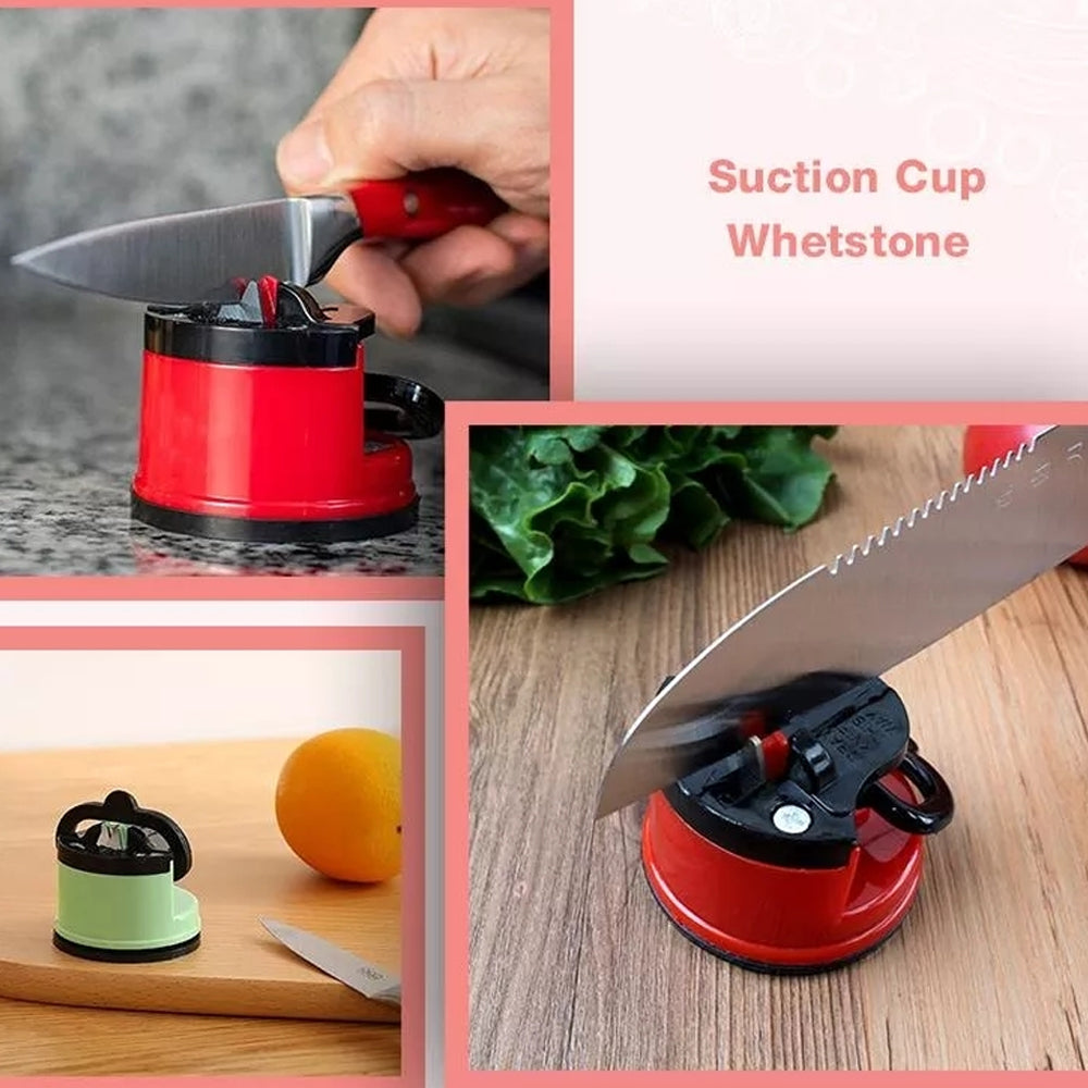 Suction Cup Whetstone Knives Sharpener Professional Knife Sharpening Grinding Stone - Knife Depot Co.