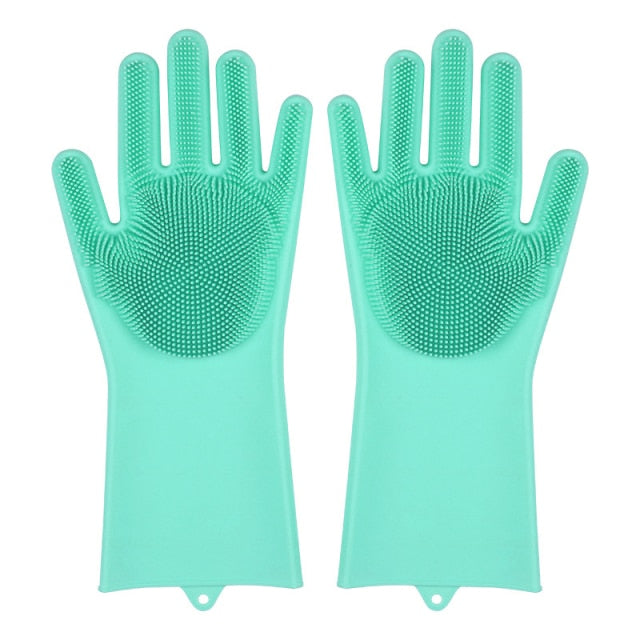 Dishwashing Cleaning Gloves - sky blue - Knife Depot Co.