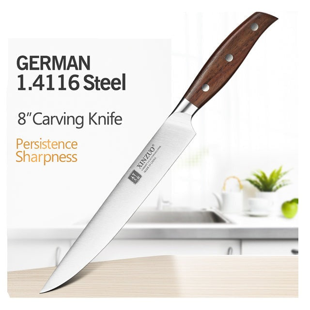 KD German Steel Professional Kitchen Knife Set - 8" Slicing - Knife Depot Co.