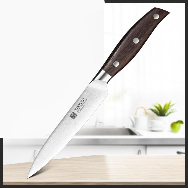 KD German Steel Professional Kitchen Knives - 5" Utility - Knife Depot Co.