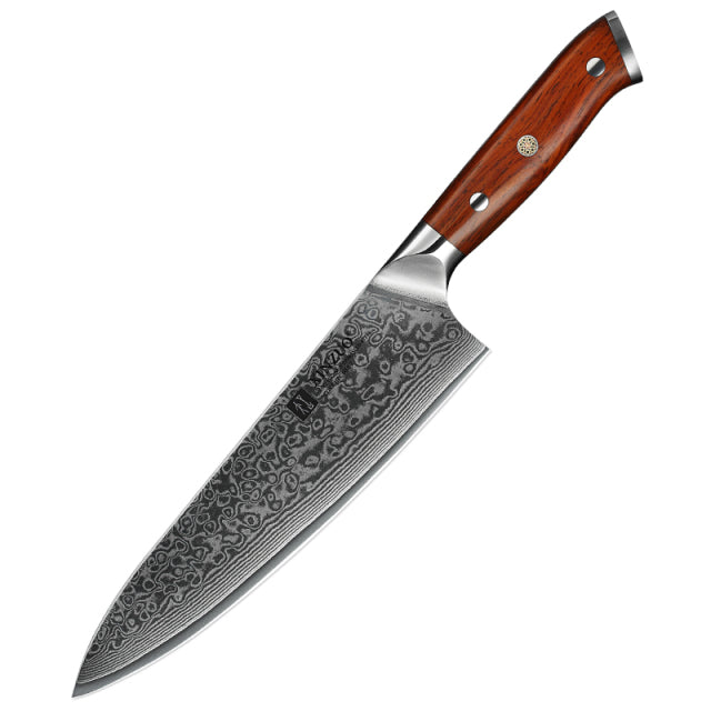 KD 67 Layers Damascus Steel Chef Santoku Utility Knife - 8.5" Chef - Knife Depot Co.