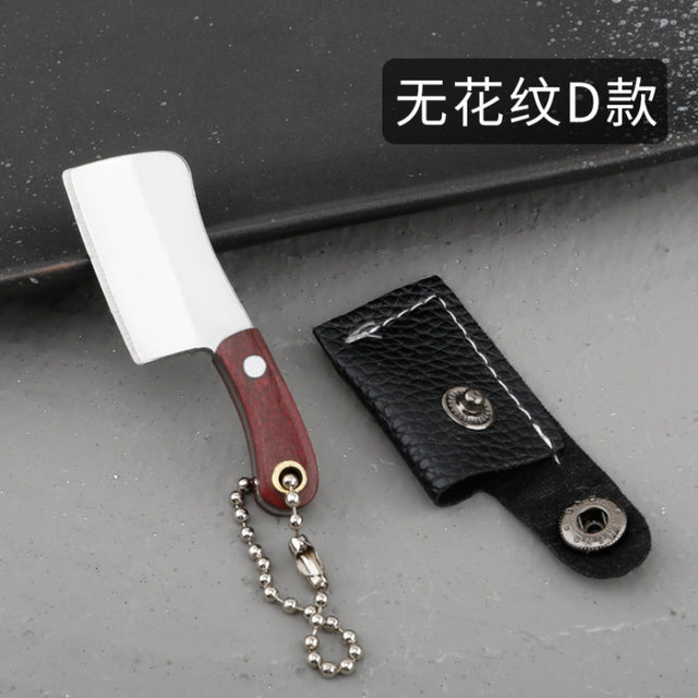 KD Mini Stainless Steel Kitchen Chef Knife Keychain - D - Knife Depot Co.