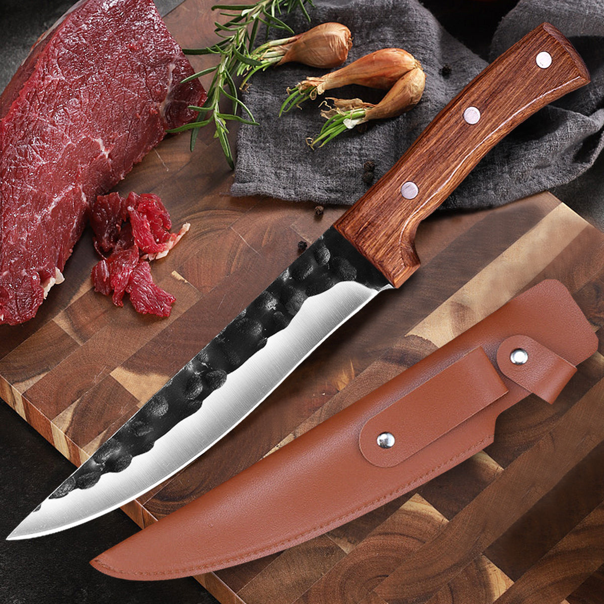 KD Forged Boning Knife Stainless Steel Butcher Knives - Knife Depot Co.