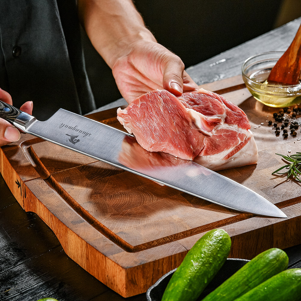 Chef Knife Germany Steel Kitchen Knives Vegetable Slicing Gyuto Meat Knives - Knife Depot Co.