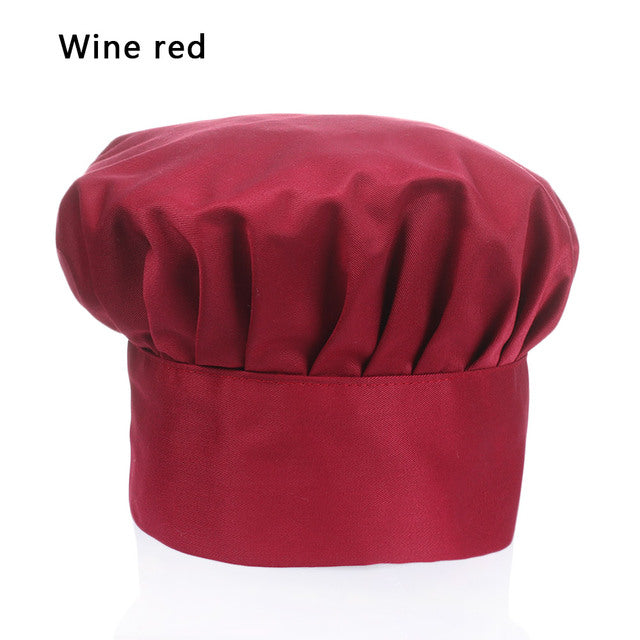 Unisex Adjustable Chef Hat - A-Wine Red - Knife Depot Co.