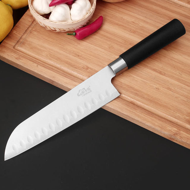 KD 3 Pcs Stainless Steel Kitchen Knife Set - 7 inch Santoku - Knife Depot Co.