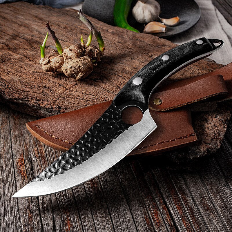 Huusk - Premium Control Kitchen Knife - Black - Knife Depot Co.